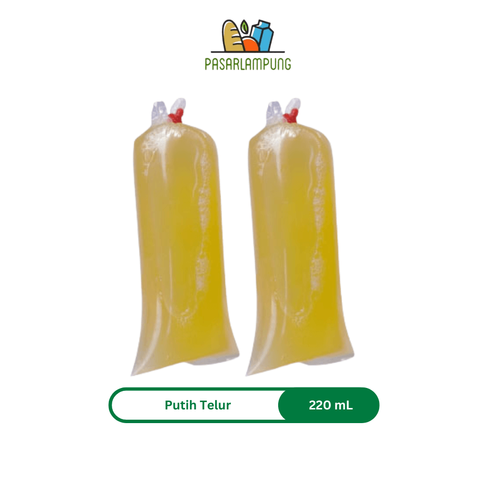 Putih Telur Perbungkus 220 Gram Pasar Lampung