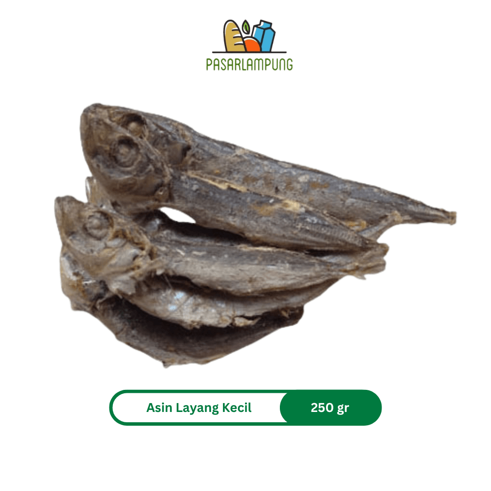 Ikan Asin Layang Kecil 250 Gr Pasar Lampung