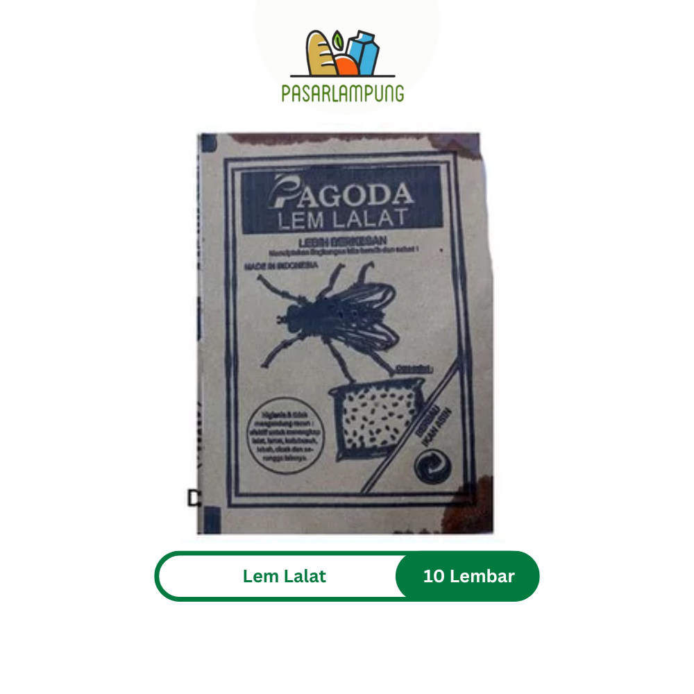 Lem Lalat Pagoda Isi 10 Lembar Pasar Lampung