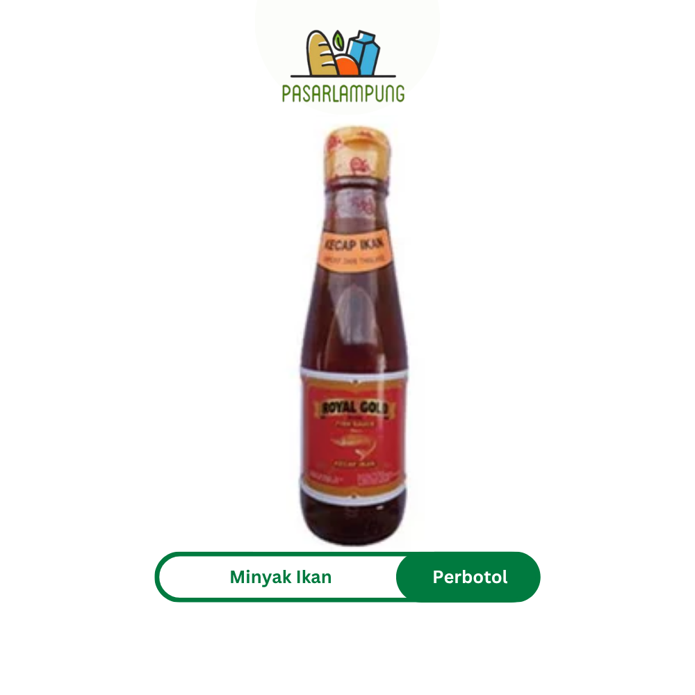 Minyak Ikan Royal Gold 200 mL Pasar Lampung