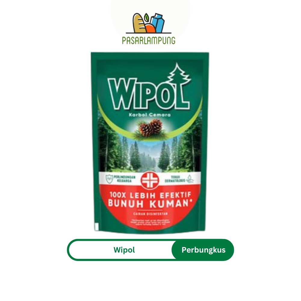 Wipol Karbol Lantai Perbungkus Pasar Lampung