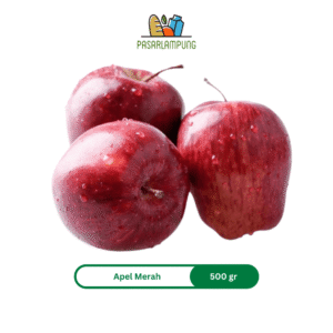 Apel Merah Segar 500 Gram Pasar Lampung