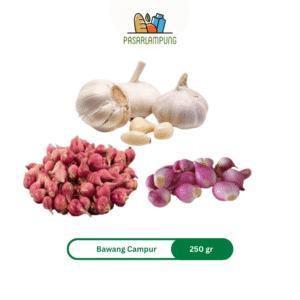 Bawang Merah Putih Campur 250 Gram Pasar Lampung