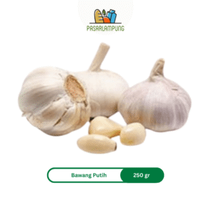 Bawang Putih Berkualitas Perbungkus Pasar Lampung
