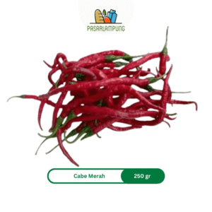 Cabe Merah Keriting Segar Berkualitas Pasar Lampung