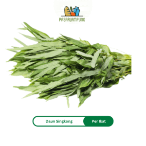 Daun Singkong Ubi Segar Per Ikat Pasar Lampung