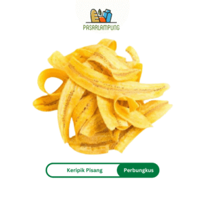 Cemilan Keripik Pisang Gurih 250 Gram Pasar Lampung