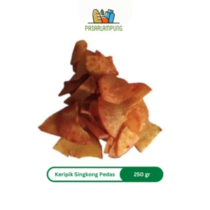 Cemilan Keripik Singkong Pedas PerBks 250gr Pasar Lampung