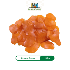 Kerupuk Orange Mentah 250 Gram Pasar Lampung