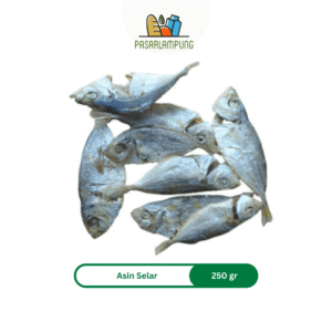Ikan Asin Selar Kecil 250 Gram Pasar Lampung